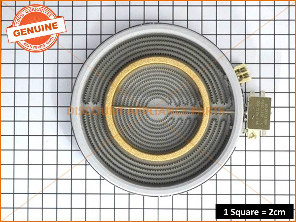 WESTINGHOUSE CHEF SIMPSON COOKTOP ELEMENT DUAL PART #NZ75123 405591820 ...