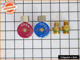 UNIVERSAL R134A QUICK CONNECT CAR AIR CONDITIONER ADAPTOR PART #QC