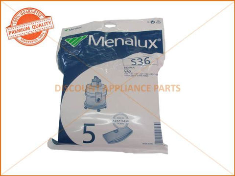 MENALUX VACUUM BAG SUITS: POWA AND VAX (PACK OF 4) PART # S36 6885P
