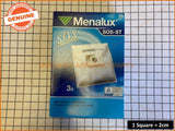 MENALUX VACUUM BAG SUITS: VOLTA PART # T118N NOW REPLACED BY #SOS-ST (PACK OF 3)