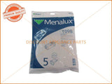 MENALUX VACUUM BAGS SUITS: ELECTROLUX & LUX ( PACK OF 5 ) PART # T09B NOW 1202