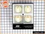 UNIVERSAL KNOB 48MM WHITE KIT & DECALS PART # UK-48W4
